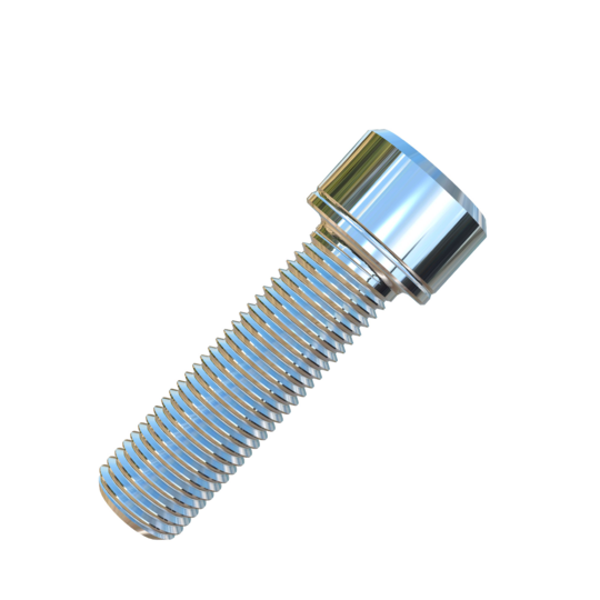 Titanium 3/8-24 X 1-1/4 UNF Socket Head Allied Titanium Machine Screw with 3A Threads